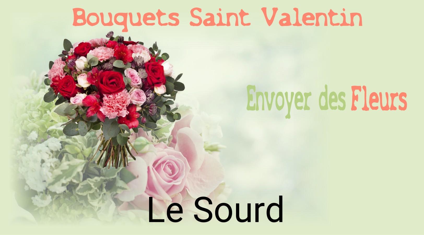 Roses de Saint-Valentin livrées à Le Sourd